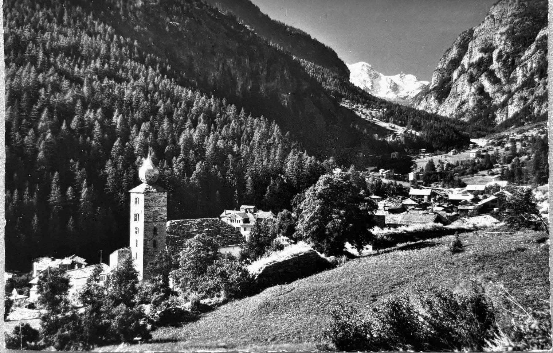 Cartoline postali: E. Gyger, St. Niklaus, Breithorn – Usato da Frauenfeld venduto da Merk52
