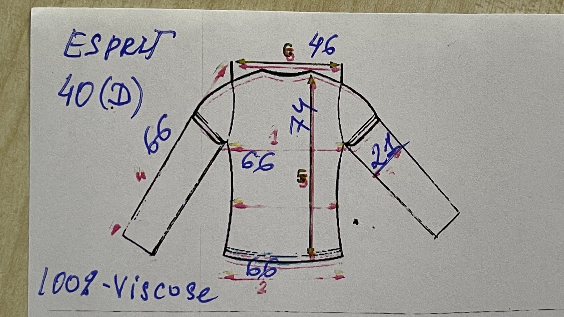 Esprit Camicette: ESPRIT L XL /NP65CHF Viscose – Nuovo (secondo la descrizione) da Kölliken venduto da Prscoo 8