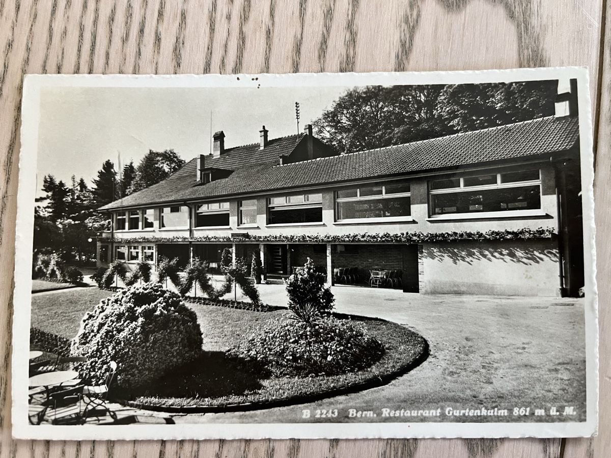 Cartoline postali: AK Bern Restaurant Gartenkulm – Usato da Romanshorn venduto da Apfelschuss