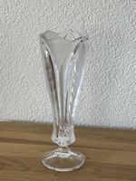 Vintage Bleikristall Vase BEYER "Novelette" 23cm Top Zustand