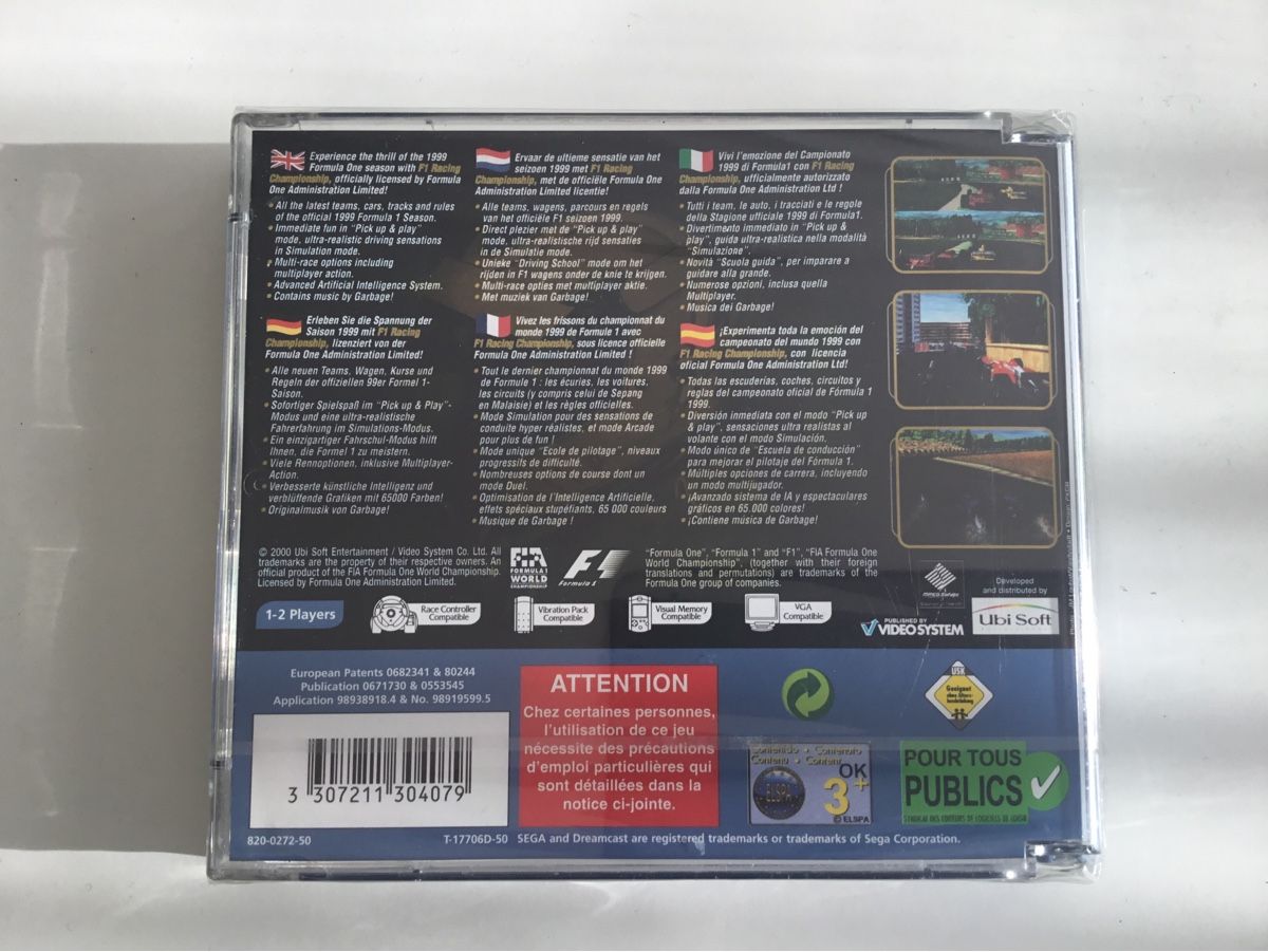 Sega Giochi: F1 Racing sealed Pal Dreamcast – Nuovo (secondo la descrizione) da Pully venduto da PongDayOne 1