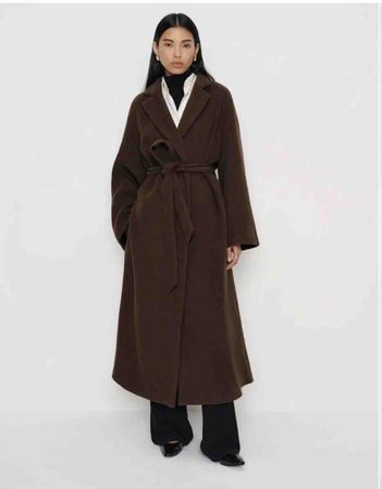 Manteau d'hiver Reformation Tula marron taille XXS neuf