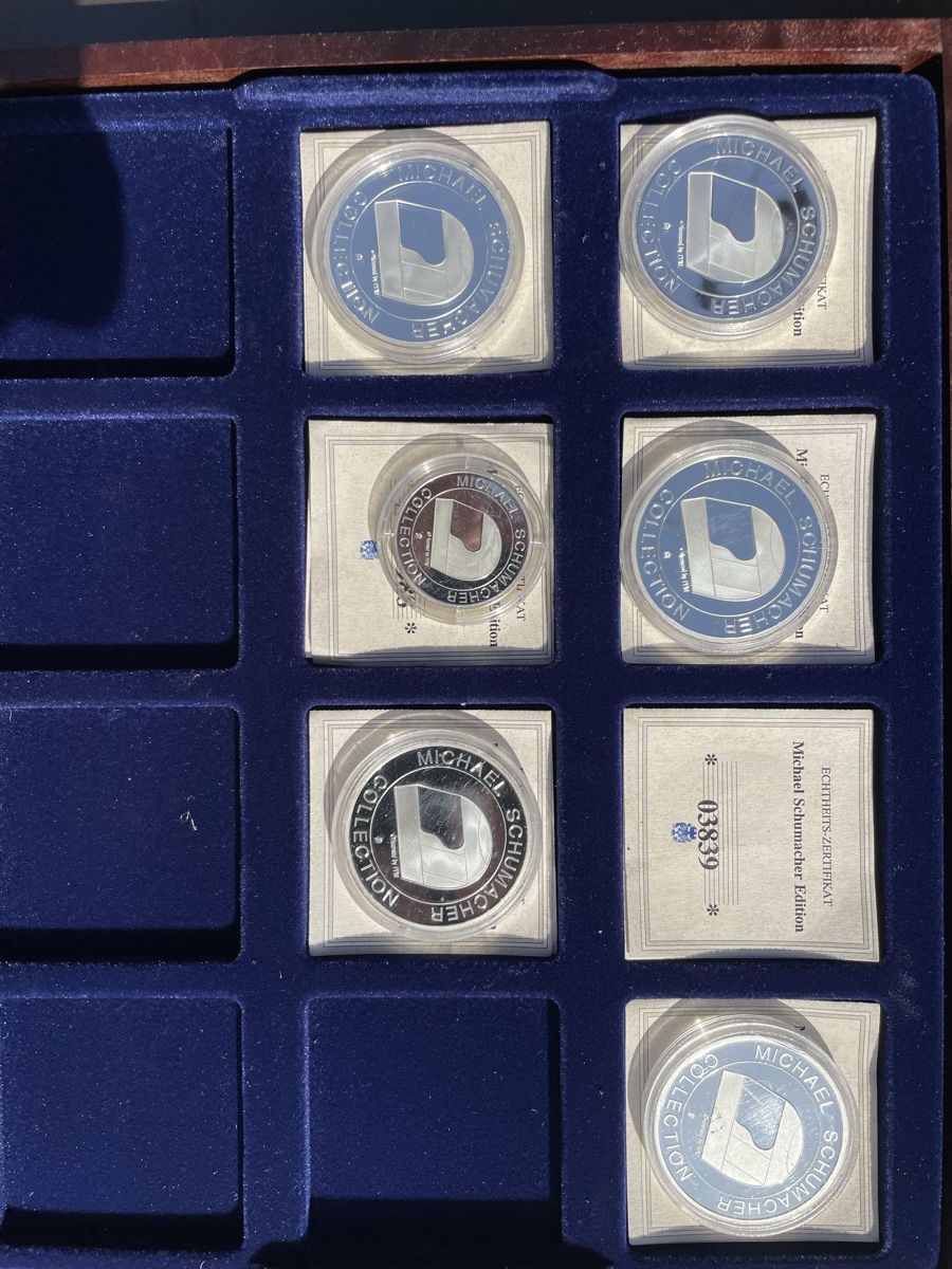 Alle Münzen: Michael Schumacher Münz-Sammlung - Grand Prix Edition – Neu und originalverpackt aus Erlenbach im Simmental von BEOGarten 1
