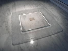 4 Schöne Platzteller aus Glas Neu & OVP