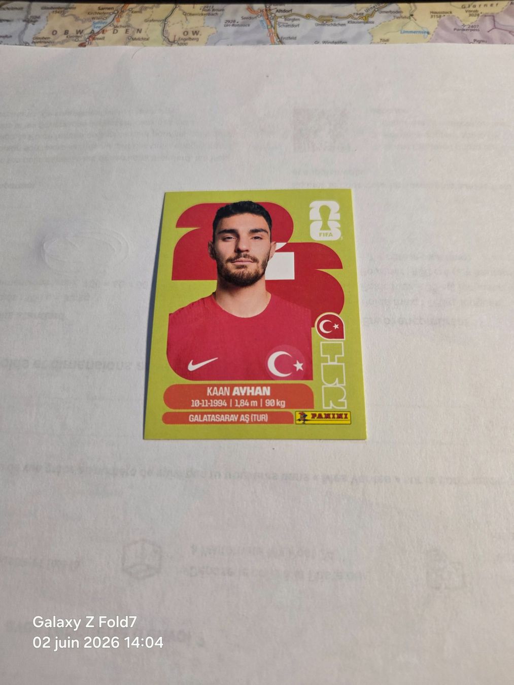 Panini Carte collezionabili: Panini  2026 KAAN AYHAN TUR 9 – Nuovo (secondo la descrizione) da Grand-Lancy venduto da Seo67