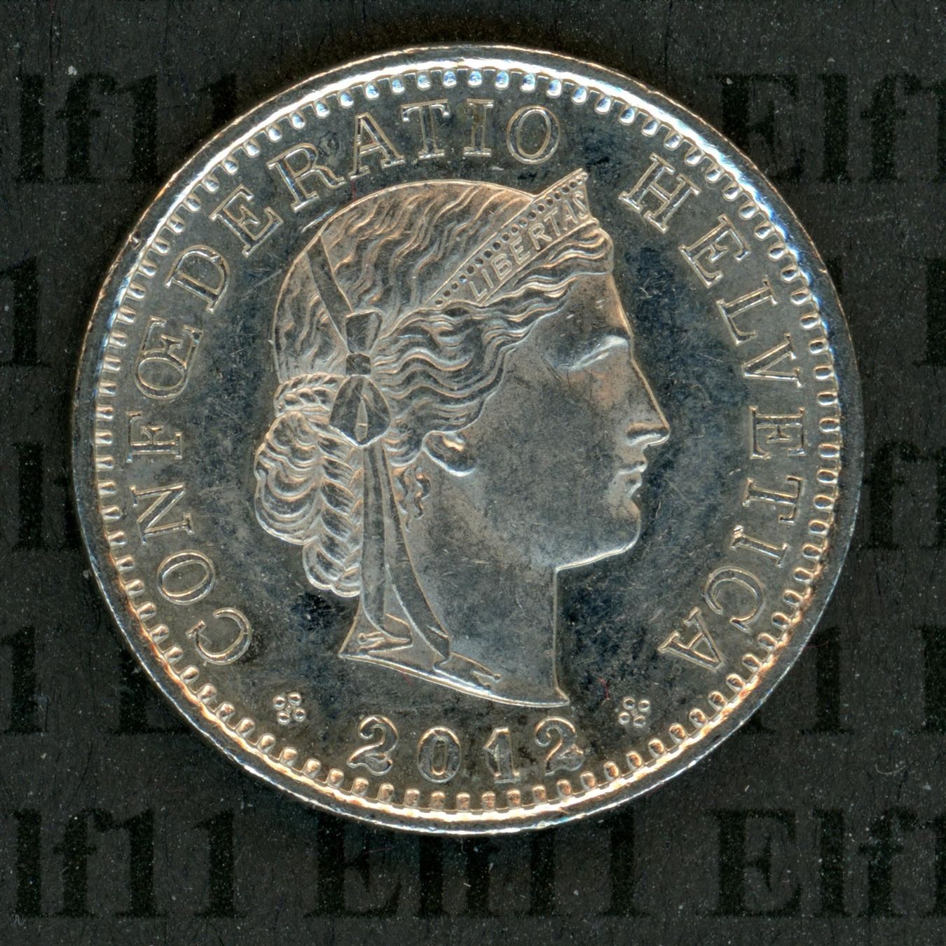 Tutti le monete: CHF___0.20 2012 vz 20 Rappen – Usato da Widnau venduto da Elf11