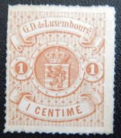 Luxemburg Kat. 12 (*) 1865 Kat. 250 Euro