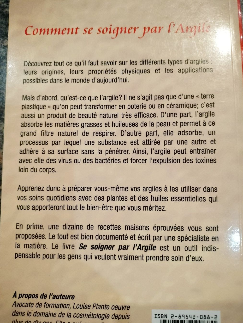 Livres: Comment se soigner par l'argile – D'occasion à Cortaillod par rozinna 1