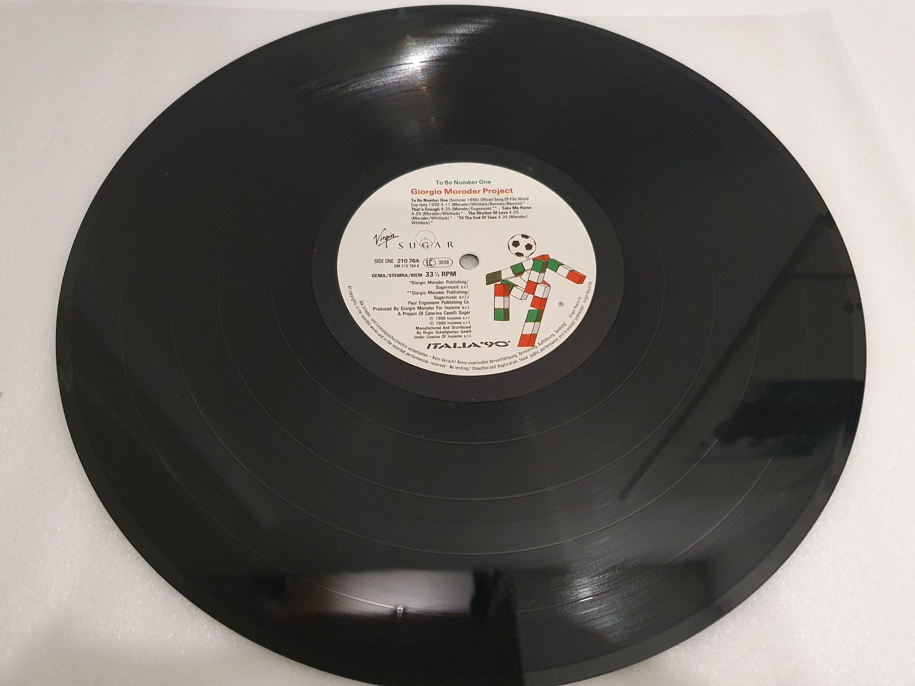 Dischi in vinile: Giorgio Moroder Project – To Be Number One (Summer 1990) – Usato da Uster venduto da Vinyl-Leidenschaft 4