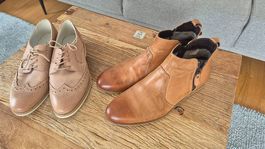 Elegante Echtleder-Schuhe Gr. 38, Neuwertig
