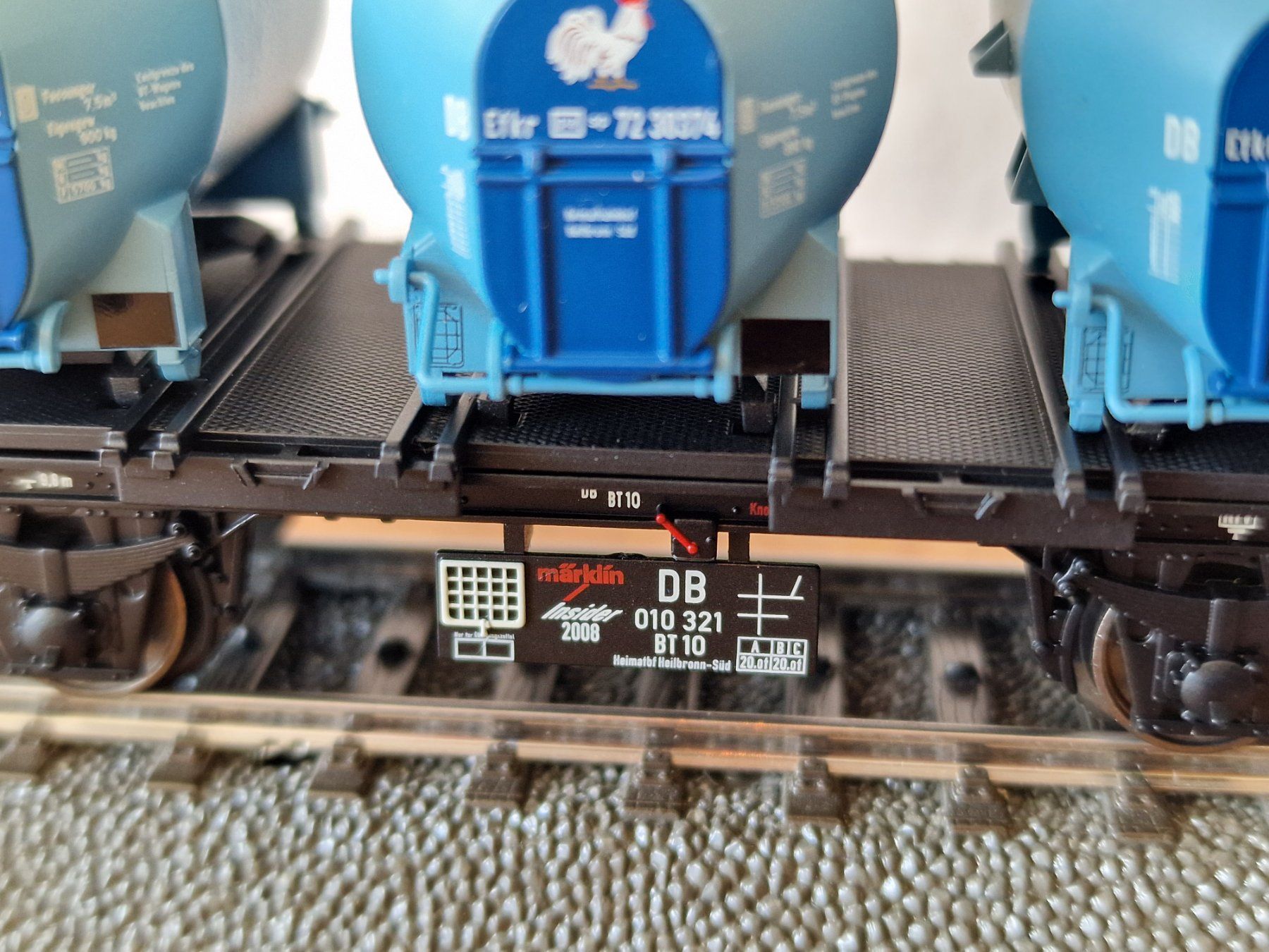 Märklin Modellini di ferrovie: DB Güterwagen Knorr H0 – Usato da Matten b. Interlaken venduto da lor_hr9w 3