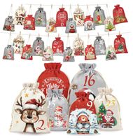 Adventskalender zum Befüllen, 24 Säckchen in 2 Grössen