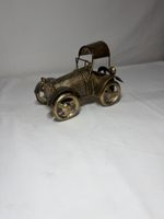 Deko Oldtimer Modell aus Metall goldfarben guter Zustand