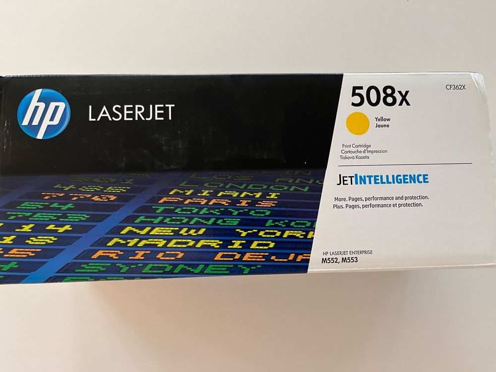 Toner original HP 508X Jaune main image 0