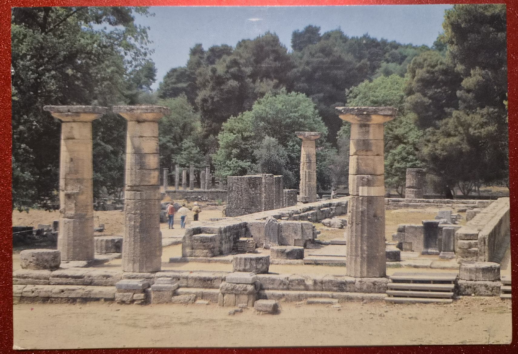 Cartoline postali: Olympia Tempel der Hera 1997 – Usato da Melchnau venduto da Arthurius