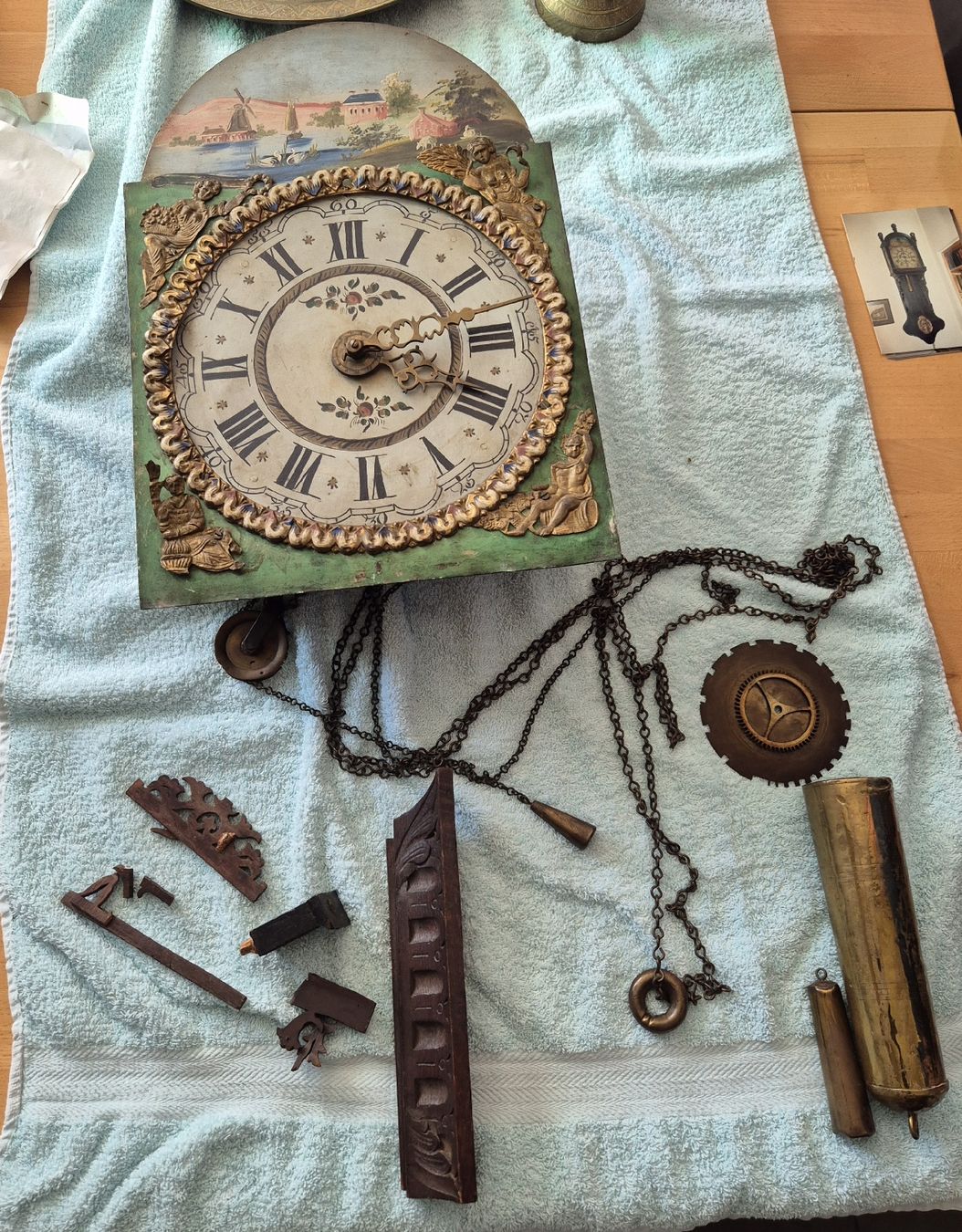 Orologi da terra & Orologi da parete: Antike Wanduhr.... – Difettoso da Vilters venduto da Fleiflomi 1
