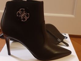 TOP BEQUEM! NEU! Elegante GUESS Stiefeletten  -LEDER- Gr.38