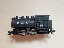 Jolie petite locomotive à vapeur américaine 