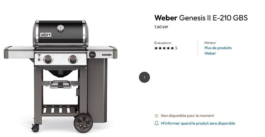 Grills: Grill Weber Genesis II E-210 GBS – Gebraucht aus Chézard-St-Martin von tekess2000 3