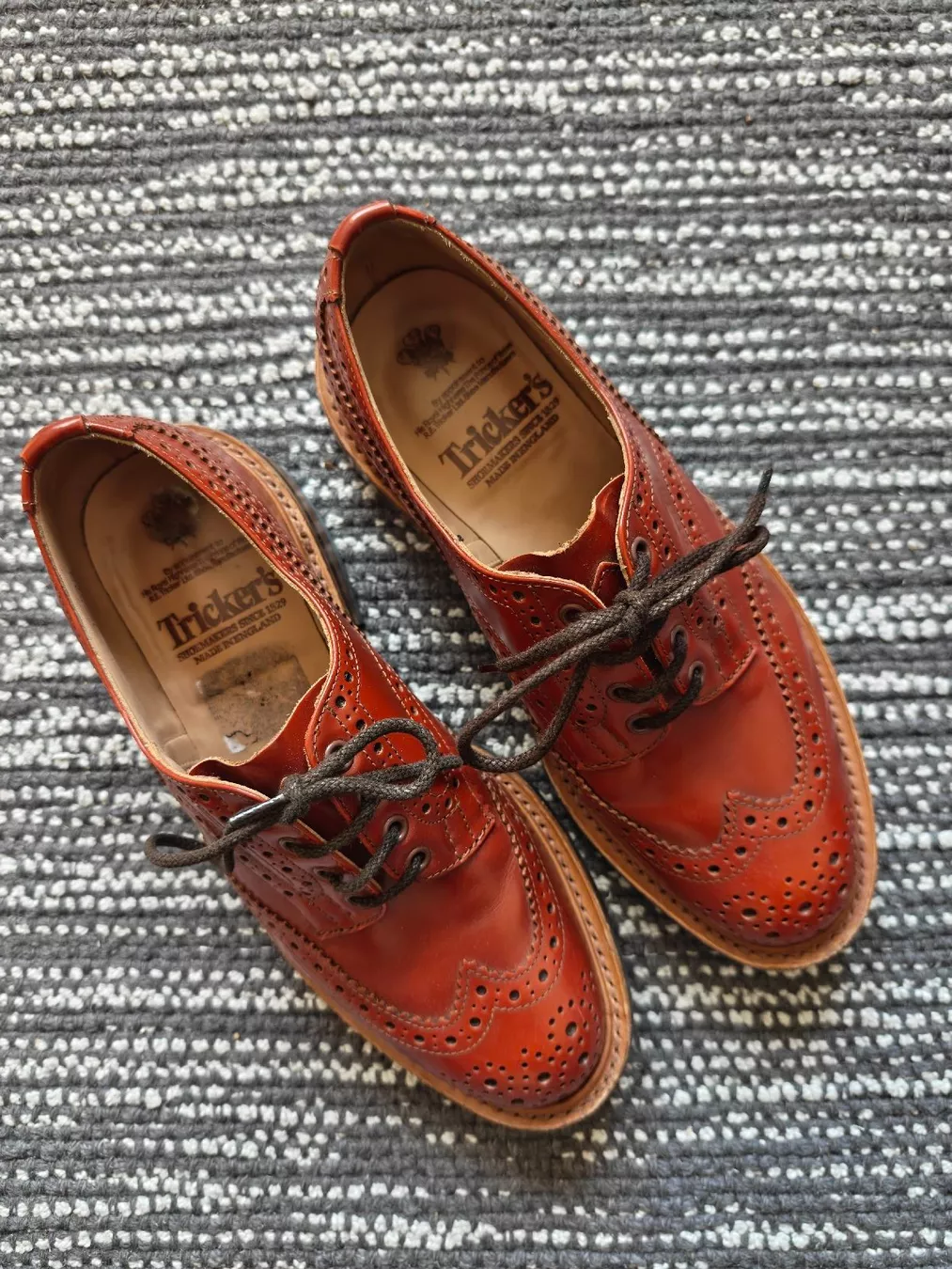 Scarpe da uomo: Tricker's Bourton Brogues Grösse 7.5 – Usato da Winterthur venduto da SK1977