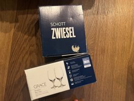 Schott Zwiesel Bier-/Weissweingläser Grace, Neu! 4 Stück