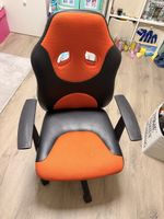 KinderGaming Stuhl schwarz orange gebraucht