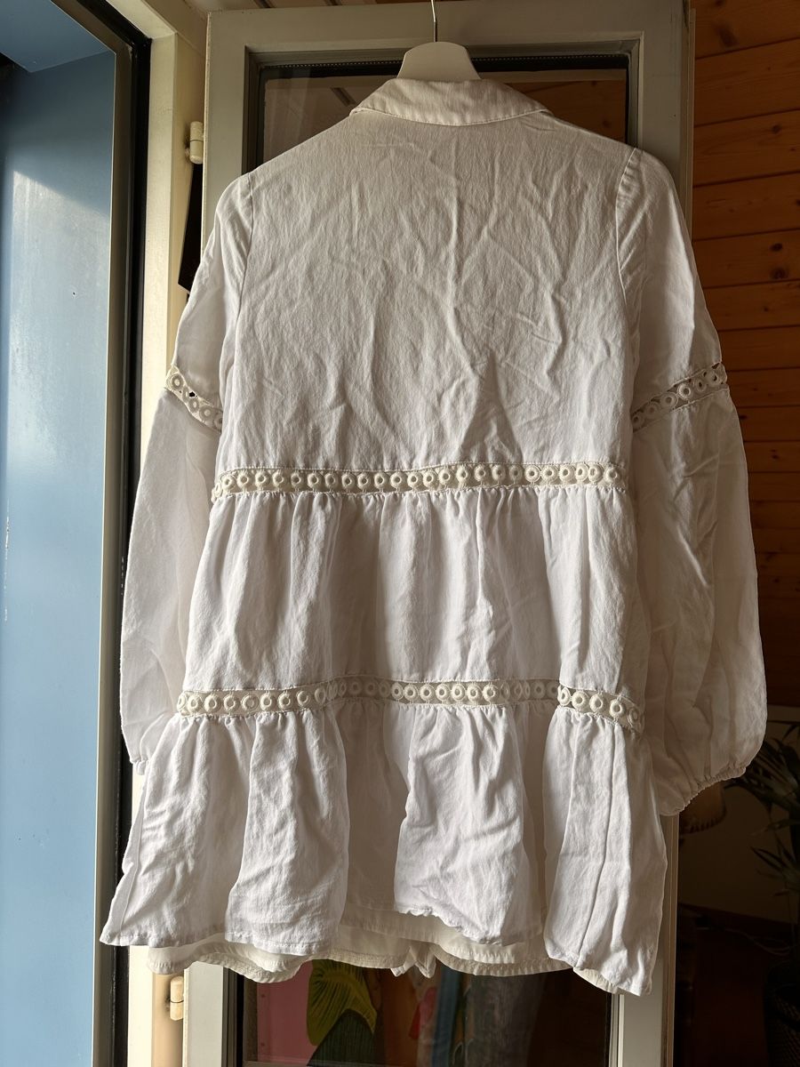 Vestiti: Weisses Smock Kleid Sommer – Usato da Zürich venduto da BettinaMarie2308 8