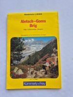 Wanderkarte Kümmerly+Frey Aletsch-Goms Brig 1:60000
