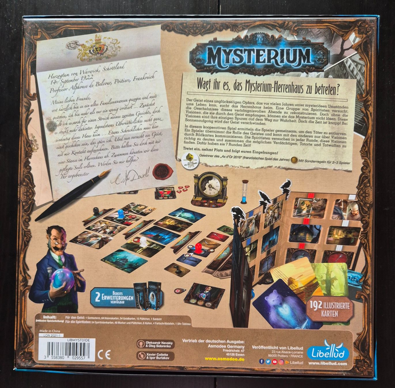 Spiele: Mysterium Brettspiel – Gebraucht aus Altstätten SG von bluedine 1
