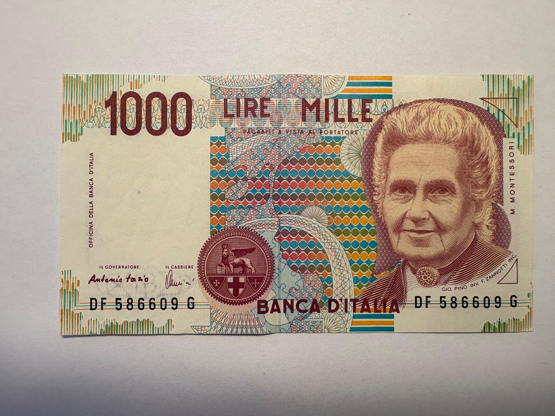 Banconote: Italienische Banknote 1990 – Usato da Savosa venduto da Misch-M13