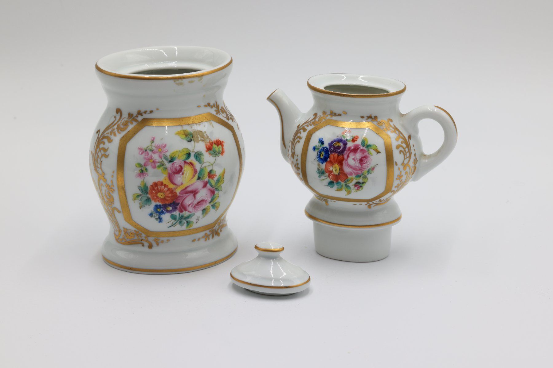 Teekannen: Théière en porcelaine – Neu (gemäss Beschreibung) aus CHENE-BOURG von Praslin 2