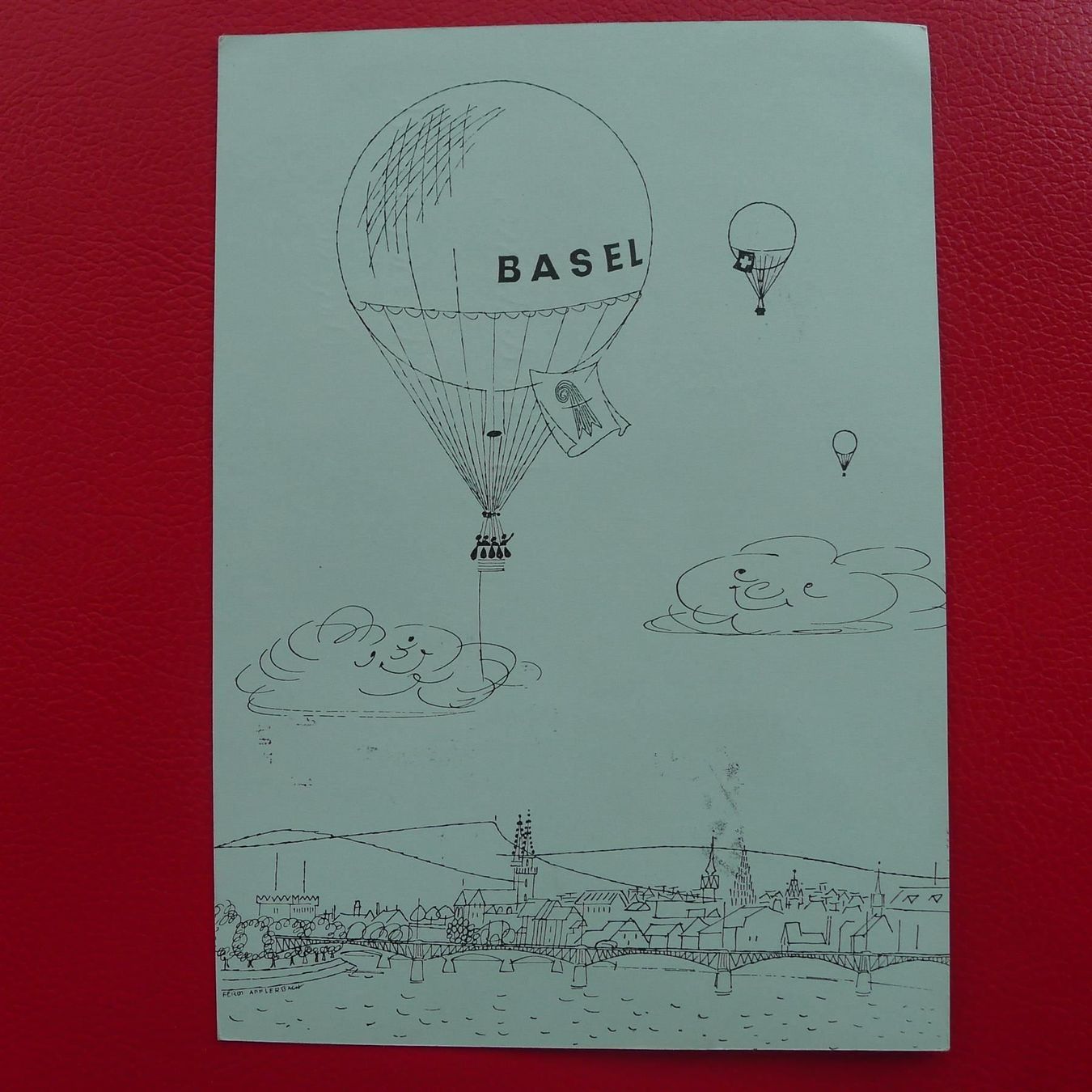 Tutti i francobolli: 1955: Ballonpost mit Vignette, BASEL-RIKON ZH – Usato da Sursee venduto da Luzernerraute 2