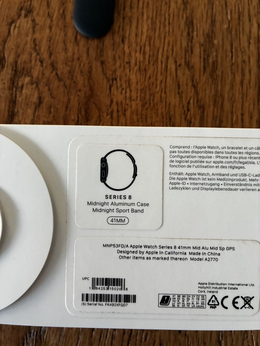 Apple Smartwatch: Apple Watch Serie 8 41mm – Nuovo (secondo la descrizione) da Uster venduto da dodo_zh 3
