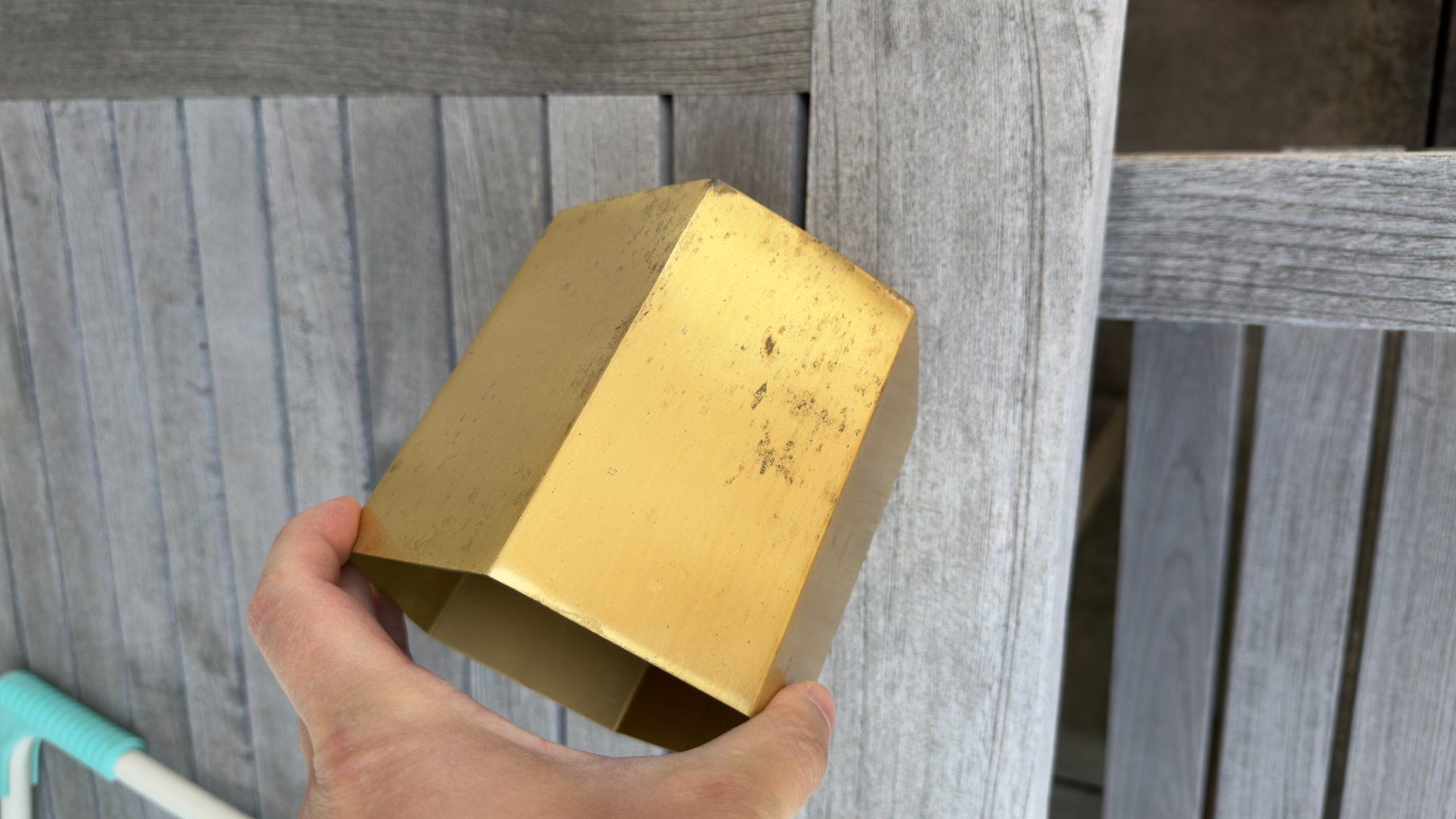 Vasi per fiori: Cache-pot / support sur pied ferm LIVING noir et doré – Usato da Fribourg venduto da SebDelCH 1