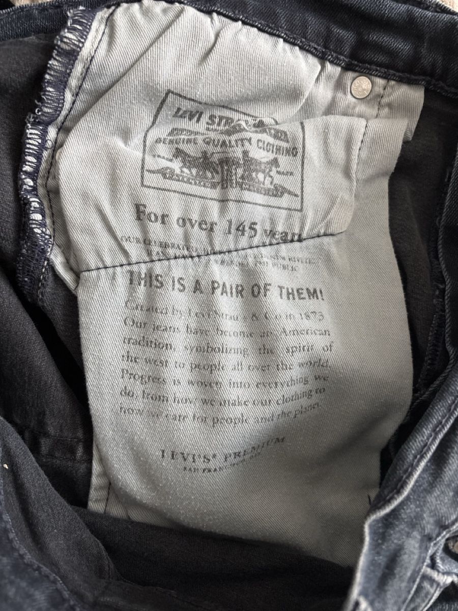 Levi's Jeans: Jean denim gris coupe slim – Usato da Prilly venduto da hei_5q56 4