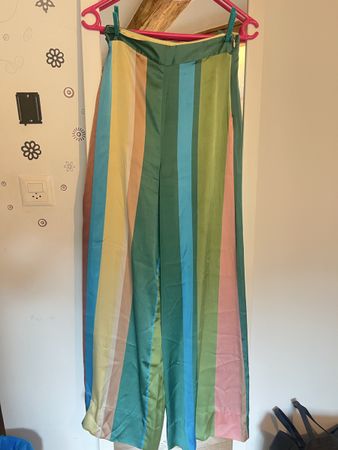 Zara - Sommerhose - bunt gestreift - XS 34