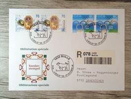TR51 Enveloppe + Timbre Suisse 1996