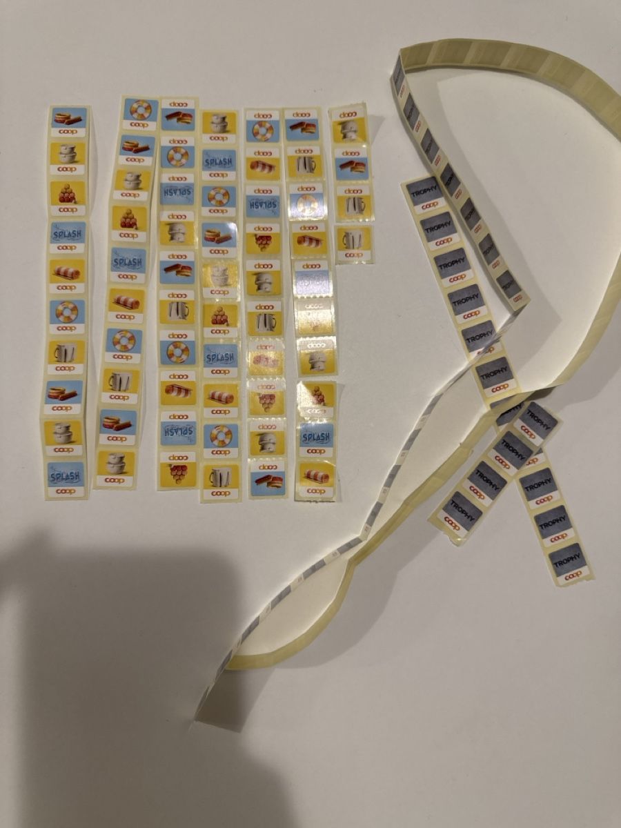 Coop Raccolte di bollini & punti: Coop Sammelsticker "Splash" & "Trophy"  – Nuovo (secondo la descrizione) da Staad SG venduto da Dut_wwd8