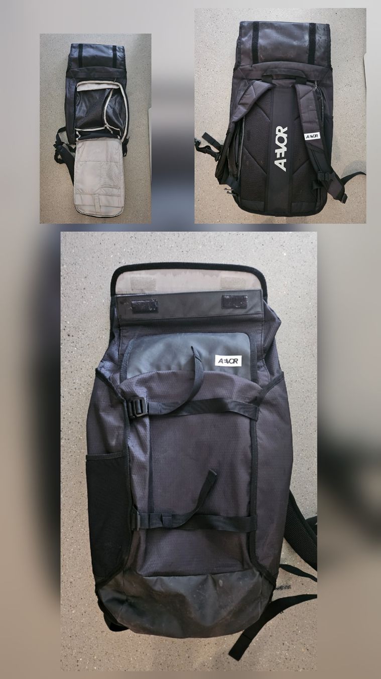 Aevor Zaini: Rucksack Aevor - schwarz – Nuovo (secondo la descrizione) da Zürich venduto da lymasa