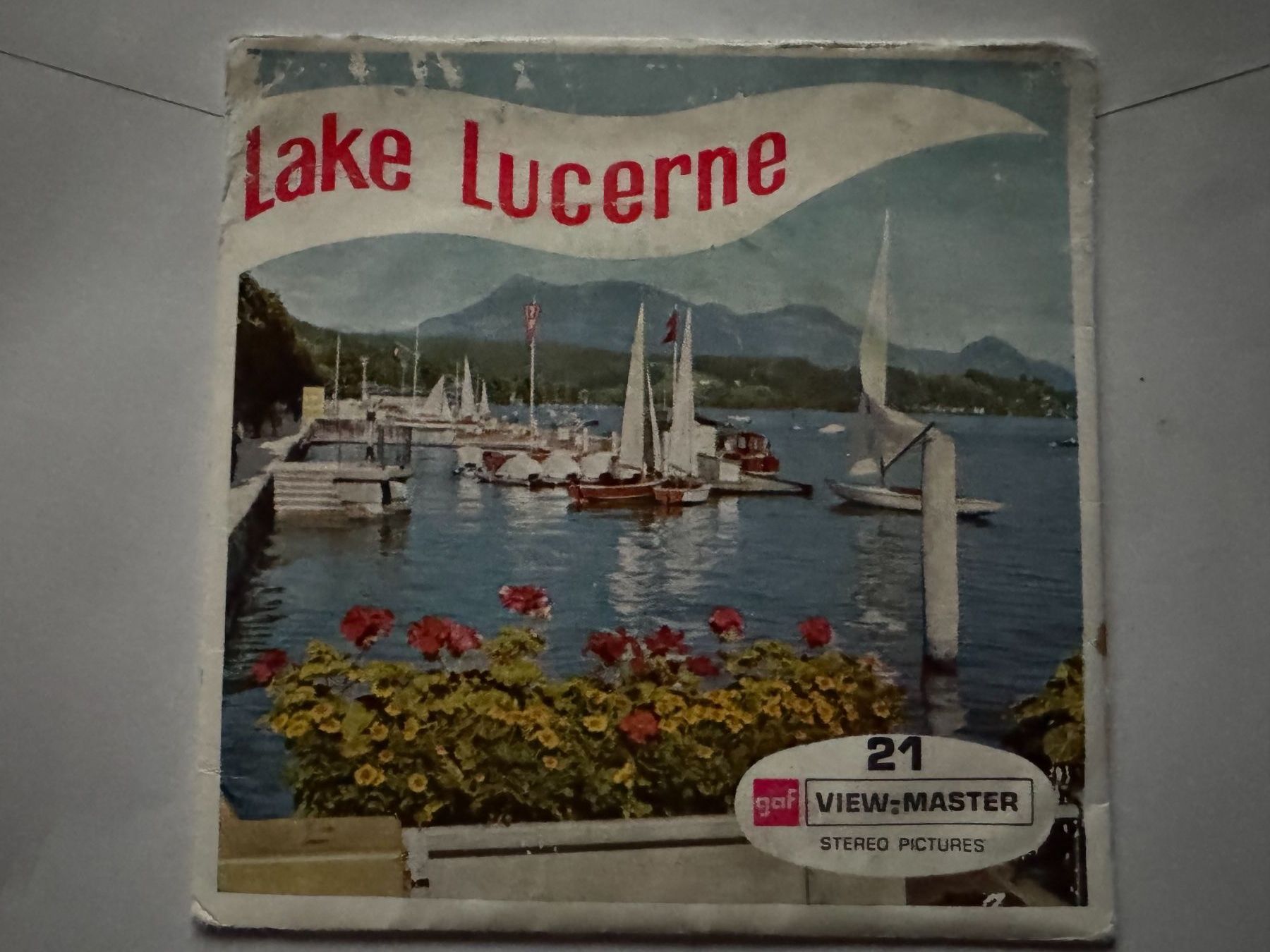 View-master Spielzeuge: View-Master 3D: Nr. C 134 Lake Lucerne – Gebraucht aus Tegerfelden von siebenmacky