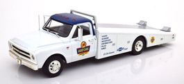 Chevrolet C-30 Ramp Truck 1967 weiss / blau / silber    1:18