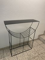 Konsolentisch Schwarz aus Metall