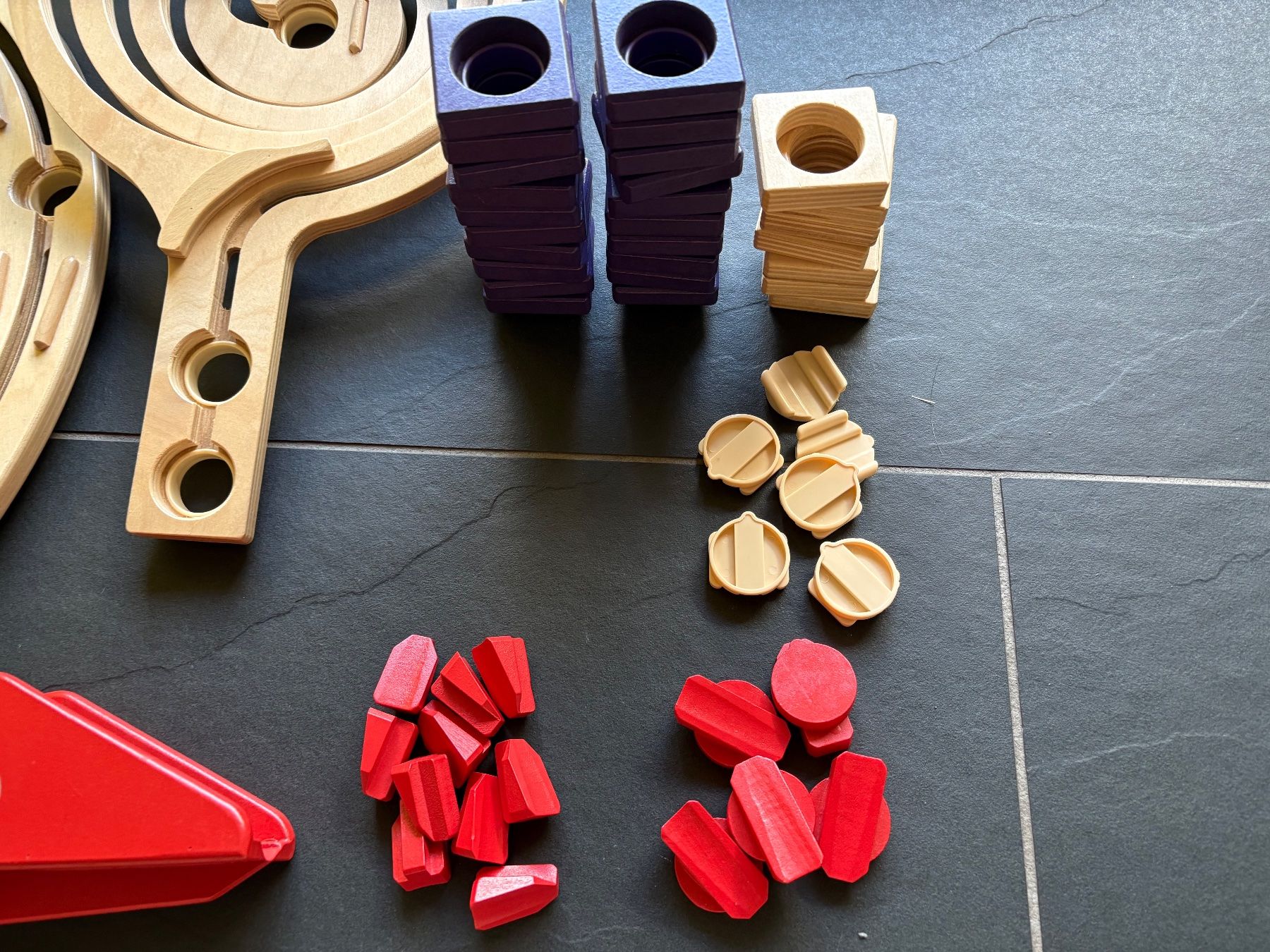 Quadrilla Giocattoli: Kugelbahn Quadrilla Xcellerator komplettes Set – Usato da Wetzikon ZH venduto da Youna01 3
