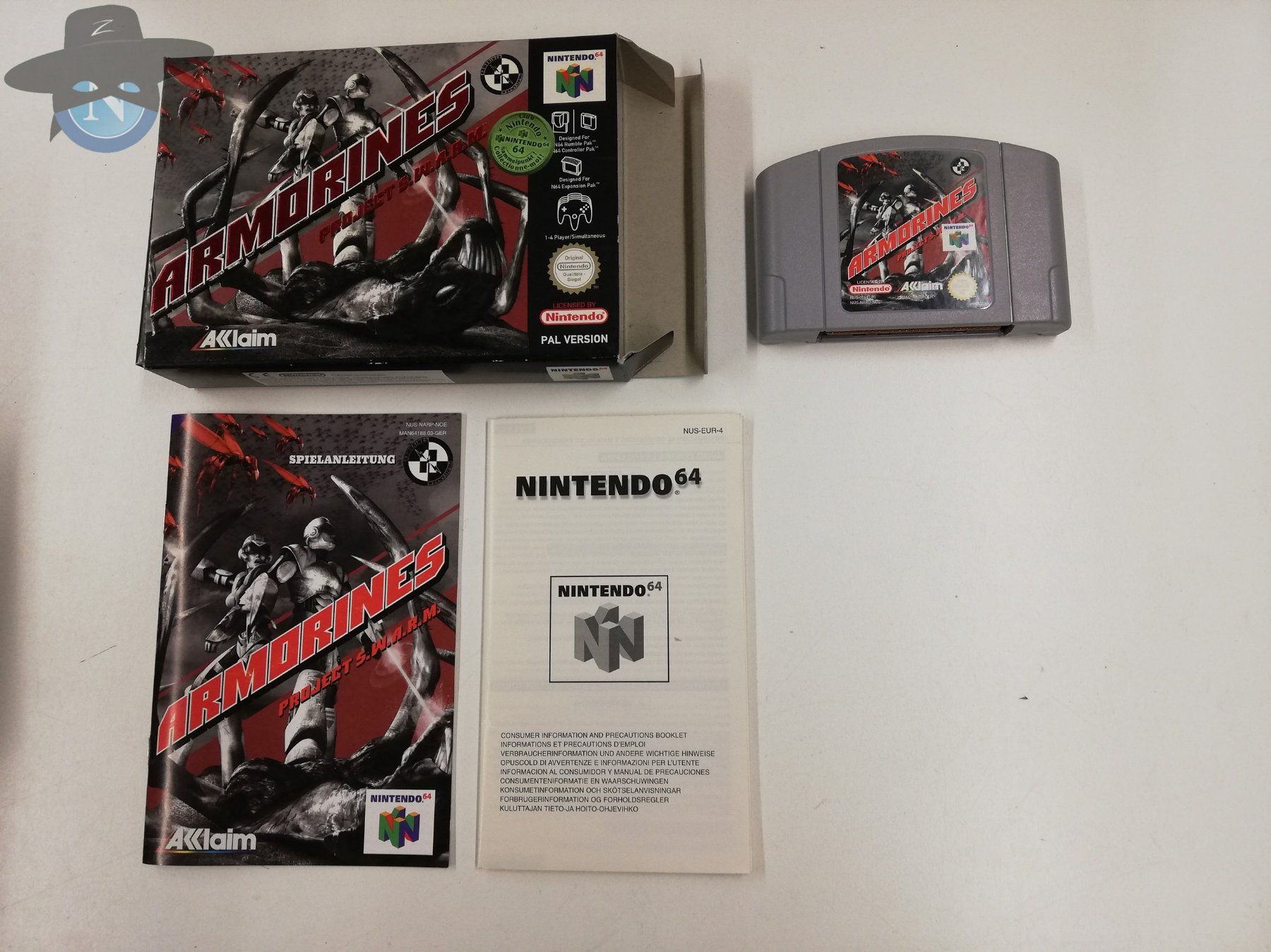 Nintendo Giochi: Armorines - Project S.W.A.R.M. / Nintendo 64 N64 – Usato da St. Gallen venduto da zorro_dc