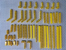 Lego Technik 8275 gelbe runde Lochbalken