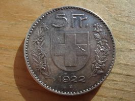 (S) 5 Franken 1922