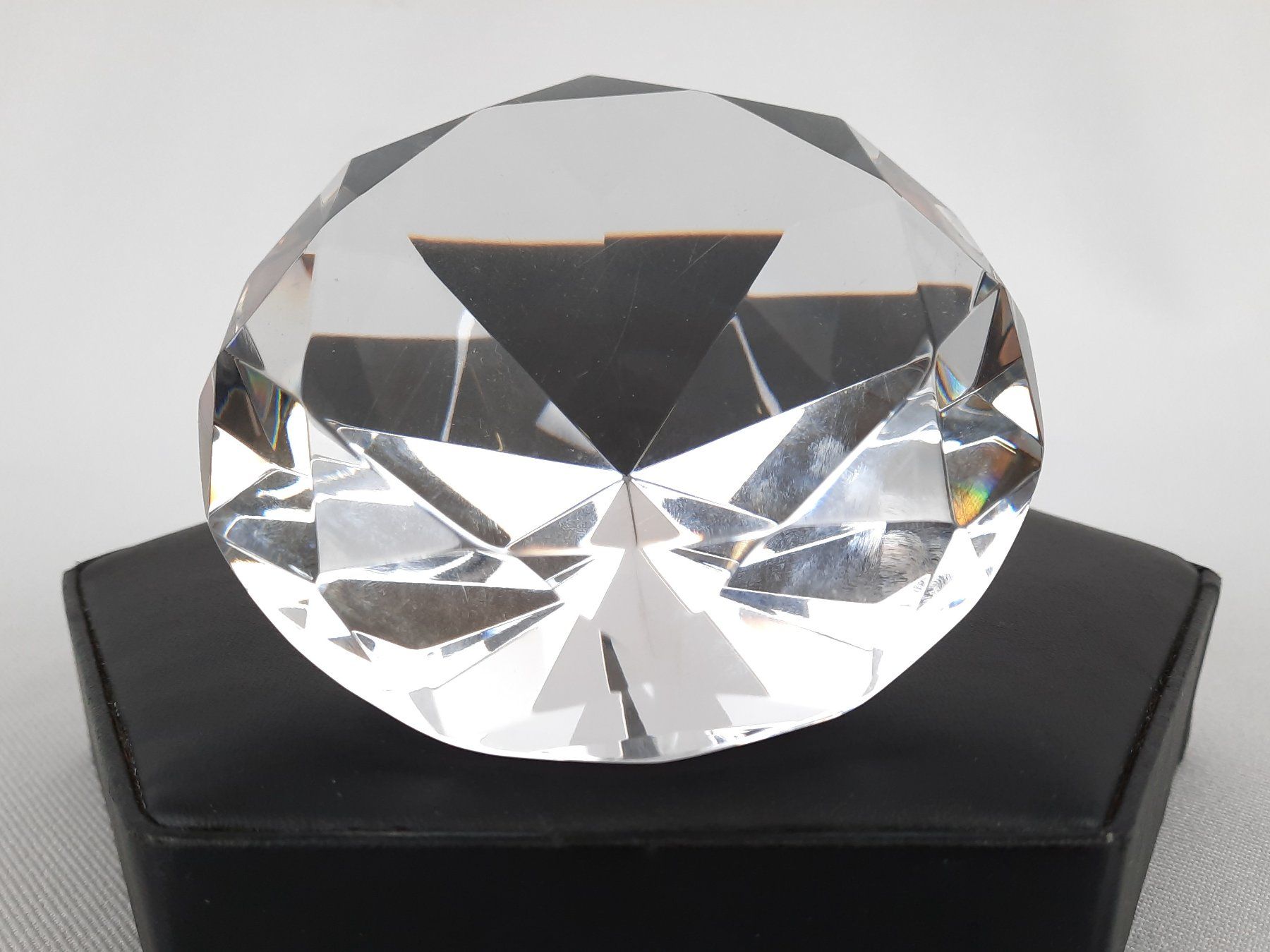 Gläser: 2 Glasdiamanten weiss – Gebraucht aus Beinwil am See von Restwert_Beinwil 4