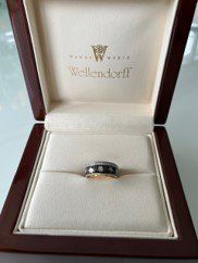 Wellendorff Ringe: Wellendorff Schwarze Seide mit Diamantring – Neu (gemäss Beschreibung) aus Hünenberg von Member58 7