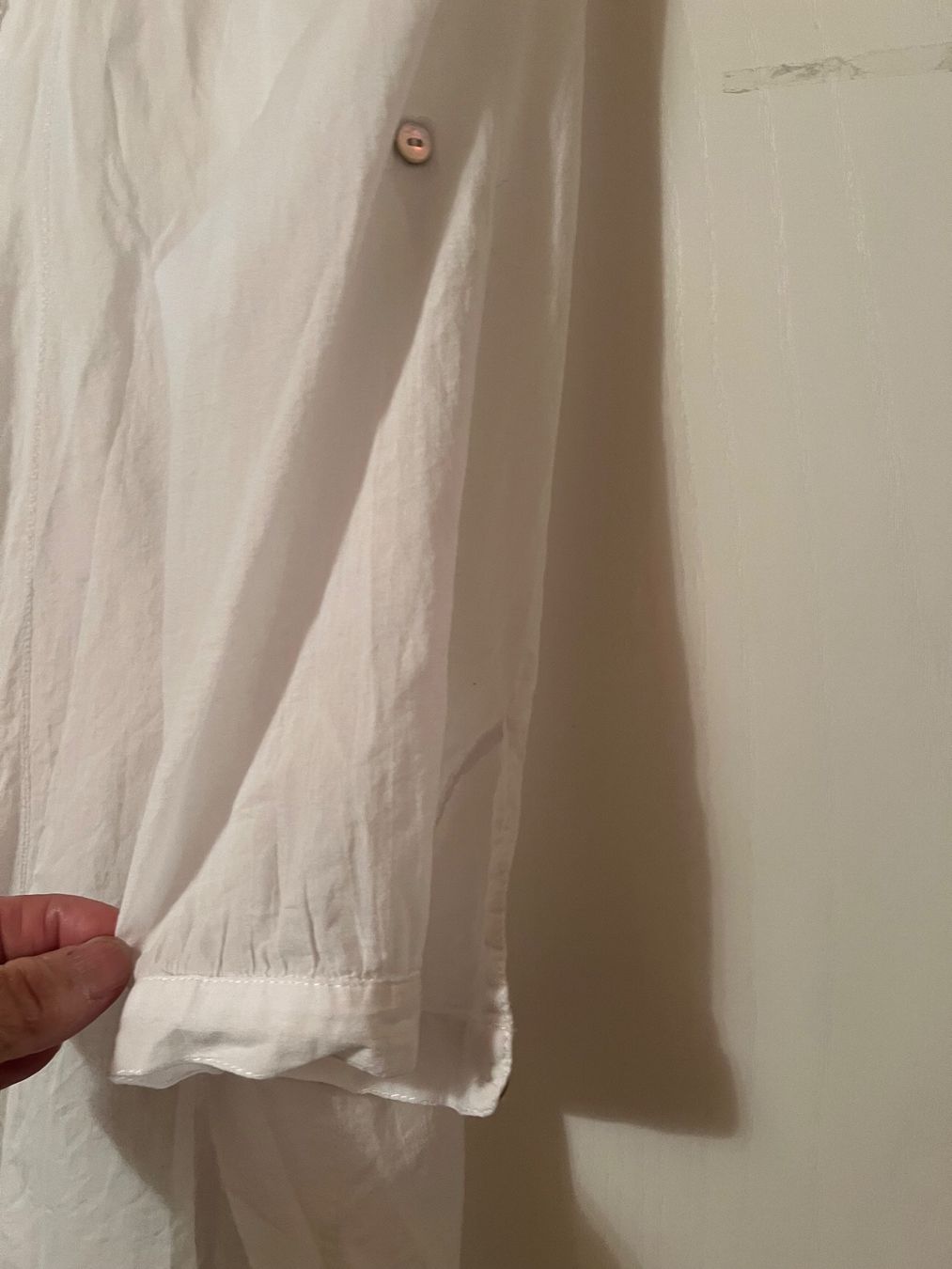Promod Camicette: Promod Damenbluse weiss mit Rüschen Grösse S – Usato da Ruggell venduto da Malbuntiger01 3
