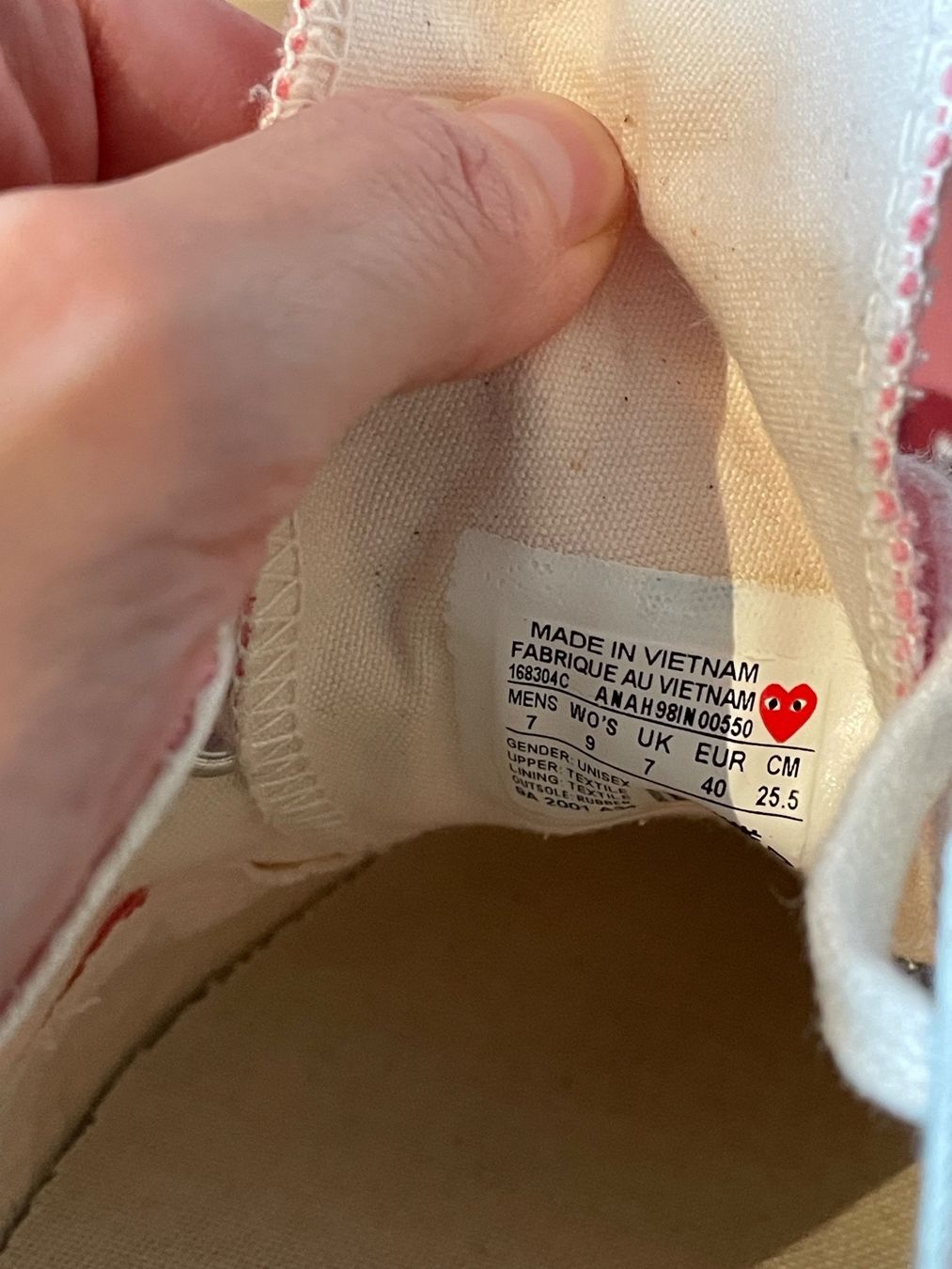 Converse Scarpe da uomo: Converse CDG comme des garçons (40) – Nuovo (secondo la descrizione) da Basel venduto da mar_fp5q 4